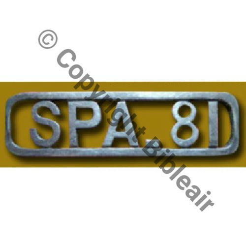 A1060  1916.19 A1060NH TITRE D.EPAULE Src.A.DENIS 